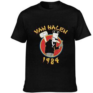 Van Halen 1984 Graphic Tee Classic Rock 80s Music Fan Gift Casual Band T-Shirt